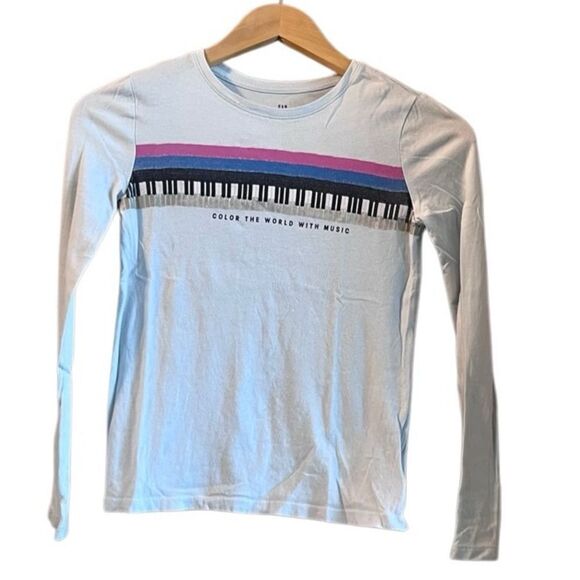 🌴 GAP Kids Long Sleeve Tee - Size L (10/12) - Picture 1 of 11